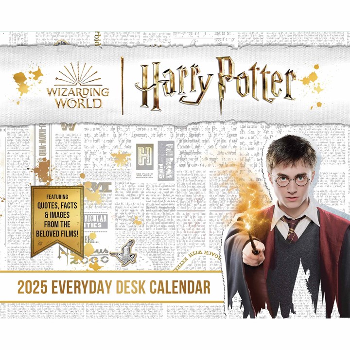 Harry Potter Desk Calendar 2025