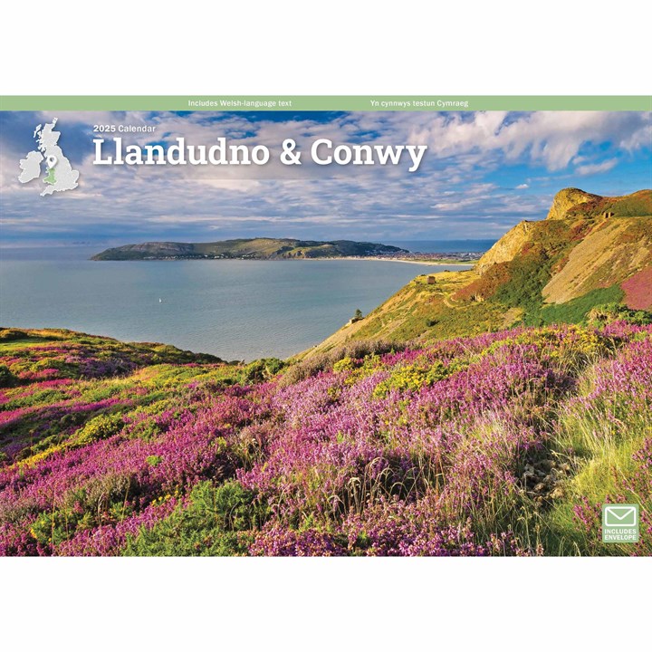 Llandudno & Conwy A4 Calendar 2025