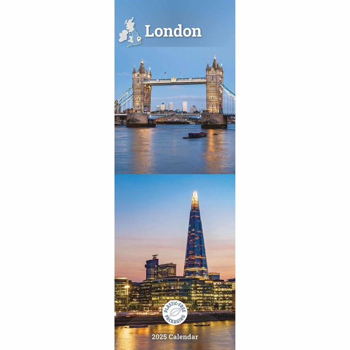 London Slim Calendar 2025