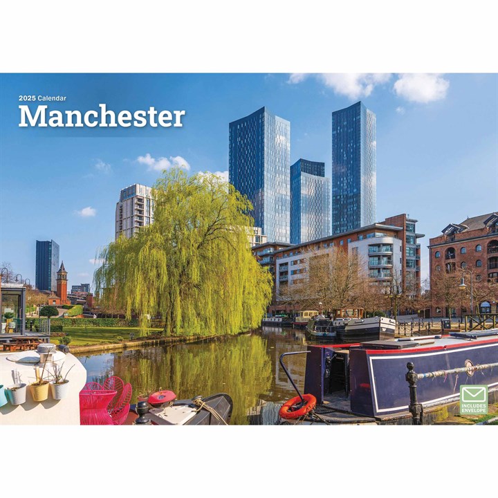 Manchester A4 Calendar 2025