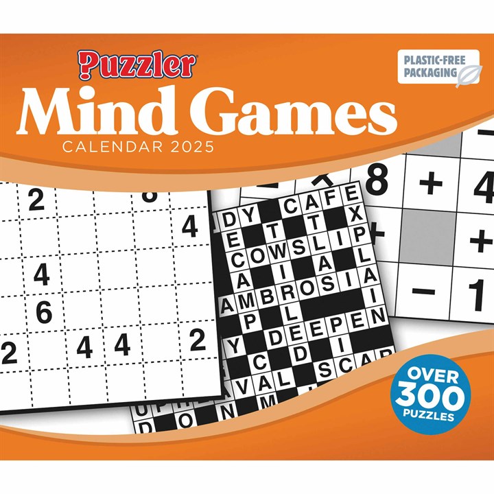 Mind Games, Puzzler Desk Calendar 2025