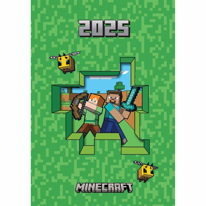 Minecraft Official A5 Diary 2025