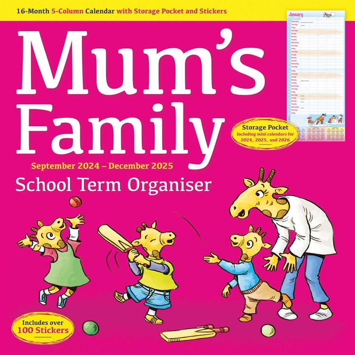 Mum's Family School Term Organiser 2025