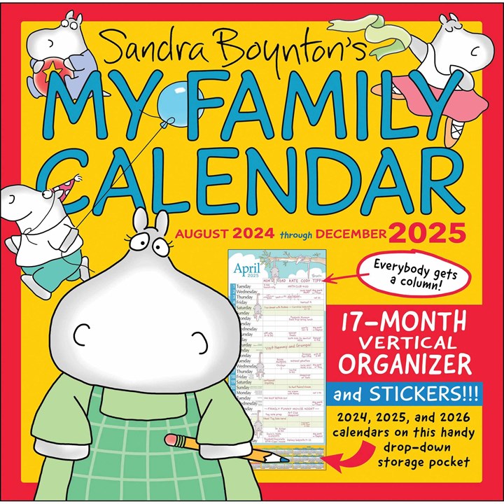 Sandra Boynton, My Family Calendar 2024 - 2025