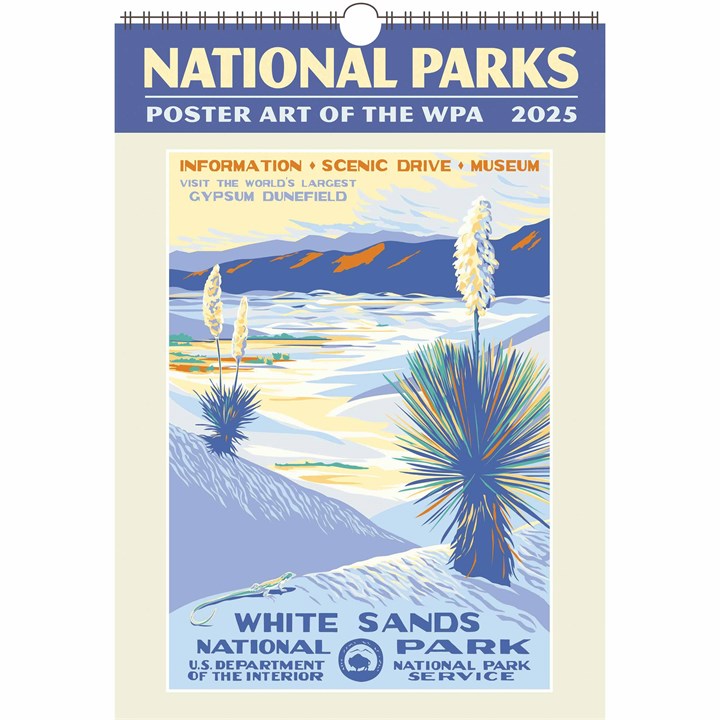 National Parks, Poster Art Of The WPA Super Deluxe Calendar 2025
