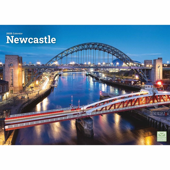Newcastle A4 Calendar 2025