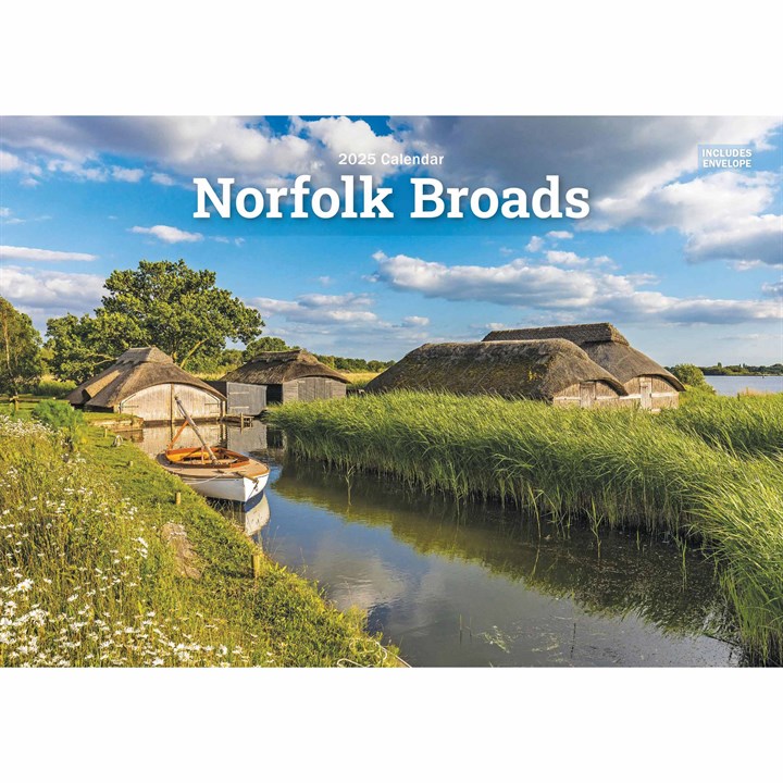 Norfolk Broads A5 Calendar 2025