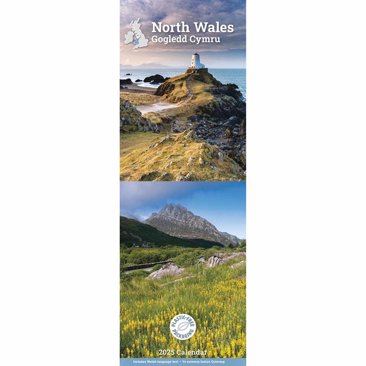North Wales Slim Calendar 2025