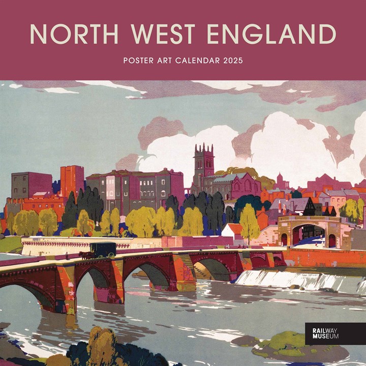 National Railway Museum, North West England Poster Art Calendar 2025
