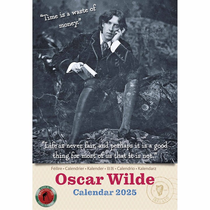 Oscar Wilde A5 Calendar 2025