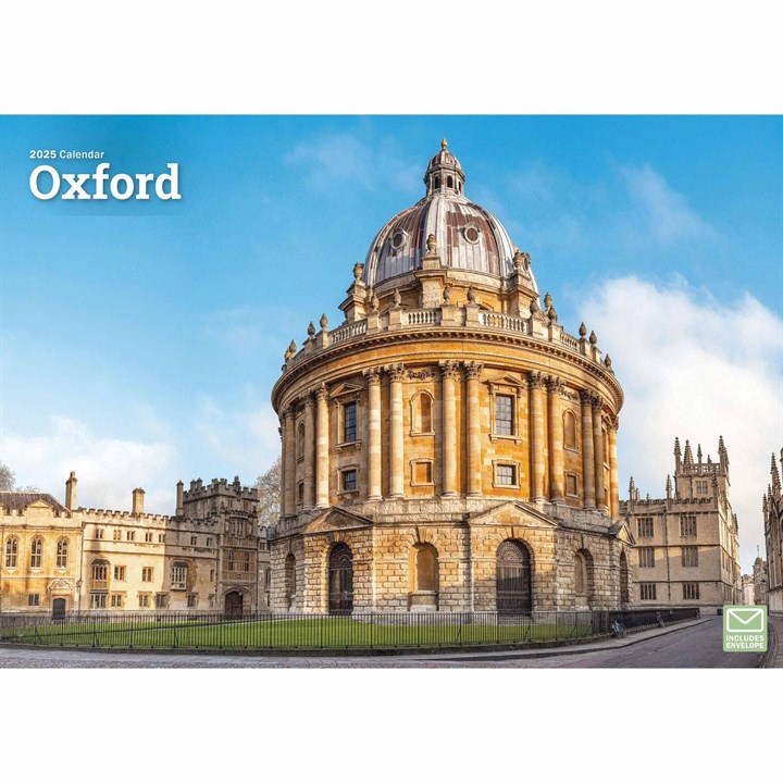 Oxford A4 Calendar 2025
