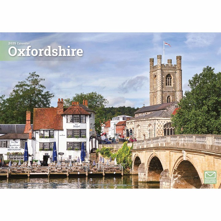 Oxfordshire A4 Calendar 2025