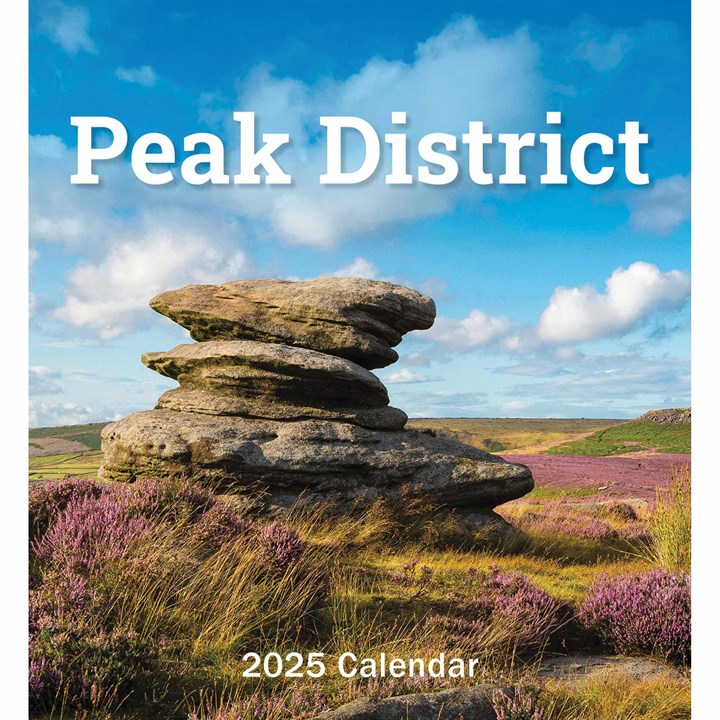 Peak District Mini Easel Desk Calendar 2025