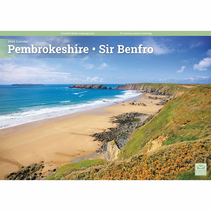 Pembrokeshire A4 Calendar 2025