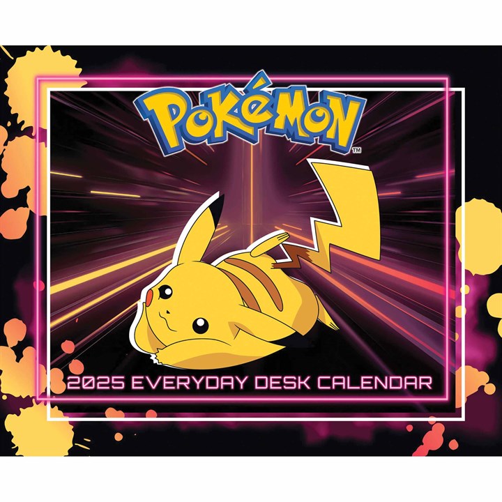 Pokemon Desk Calendar 2025