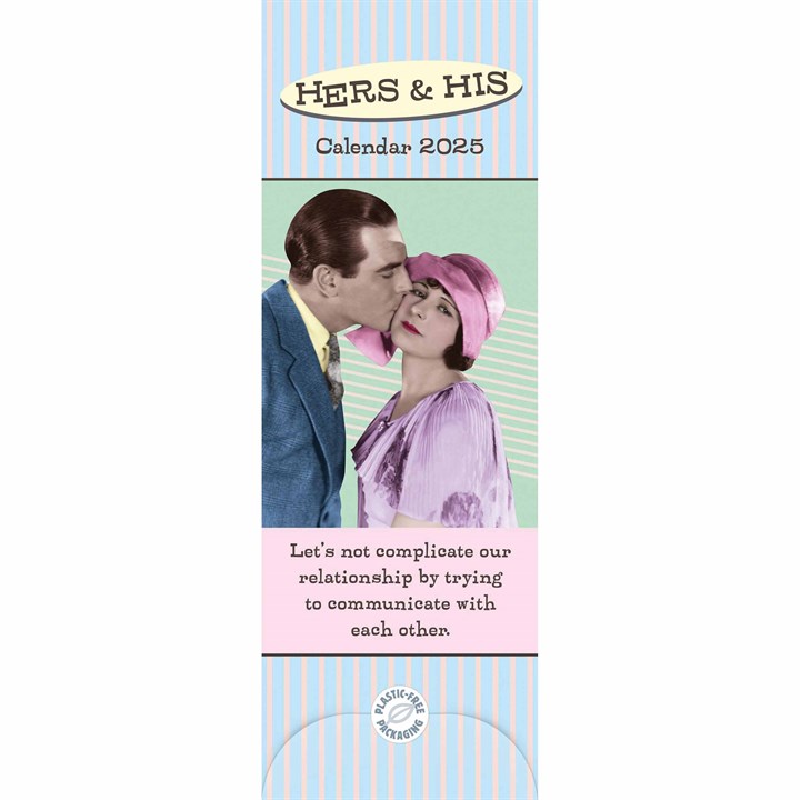 Hers & His Couples Slim Planner 2025