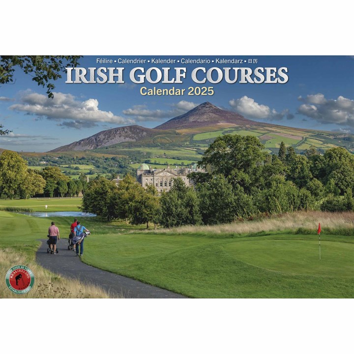 Irish Golf Courses A4 Calendar 2025