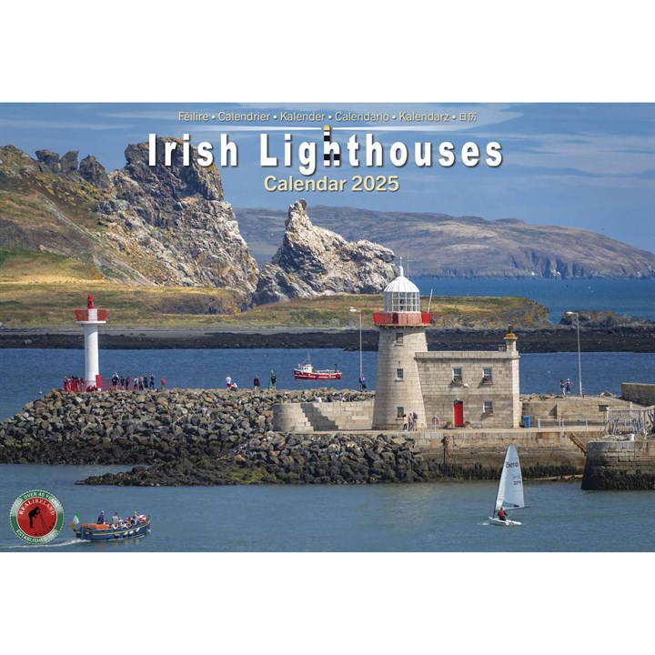 Irish Lighthouses A4 Calendar 2025