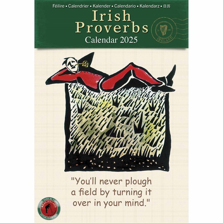 Irish Proverbs A5 Calendar 2025