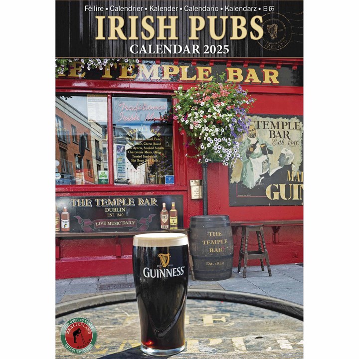 Irish Pubs & Signs A5 Calendar 2025