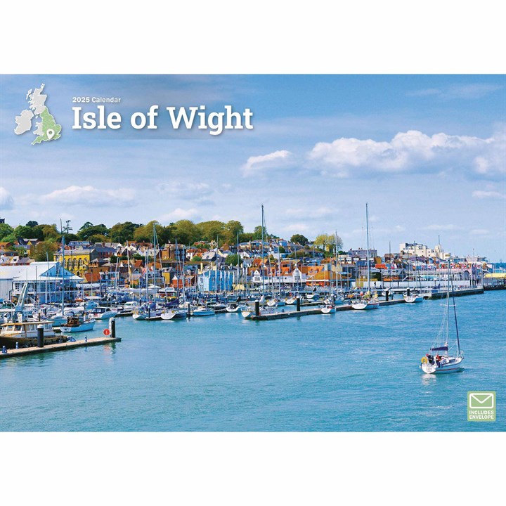 Isle Of Wight A4 Calendar 2025