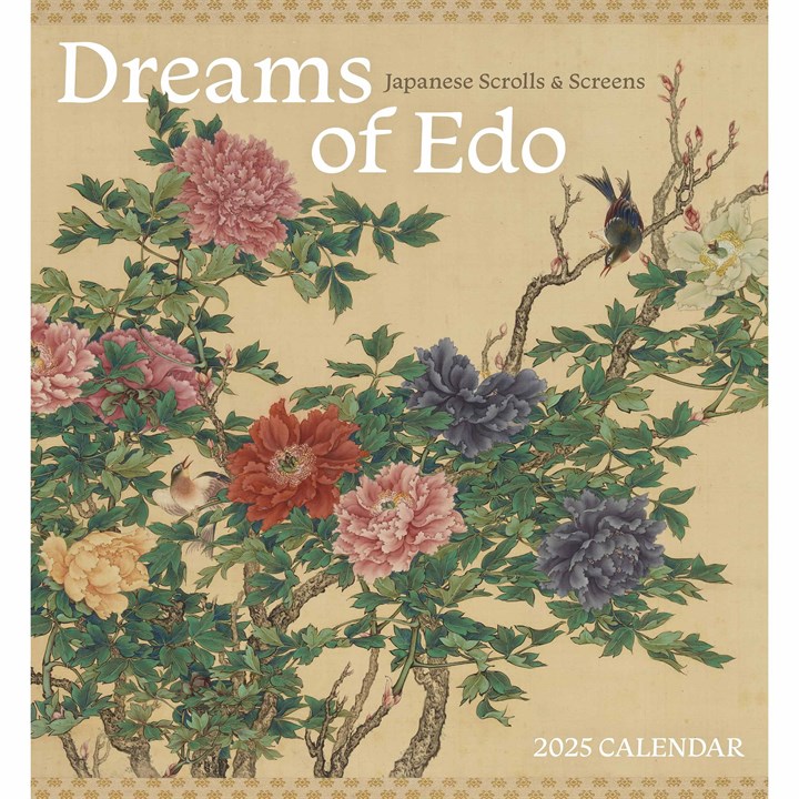 Dreams of Edo, Japanese Scrolls & Screens Calendar 2025