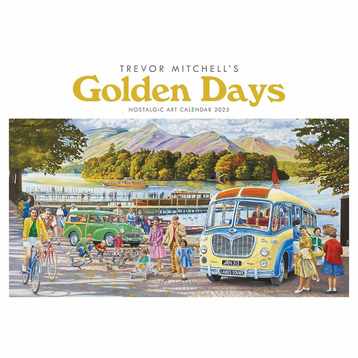 Trevor Mitchell, Golden Days A4 Calendar 2025