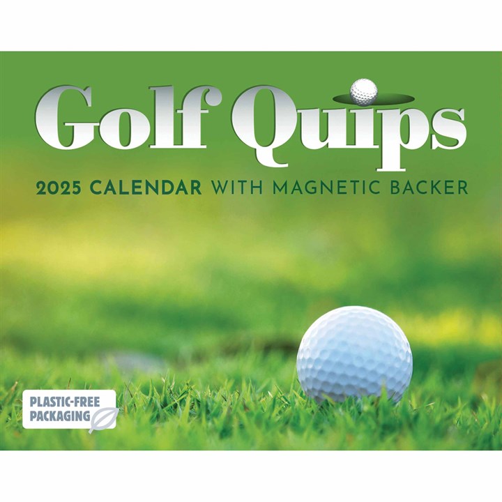 Golf Quips Mini Desk Calendar 2025