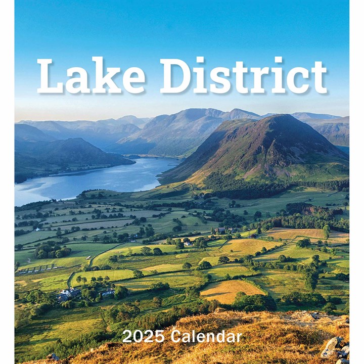 Lake District Mini Easel Desk Calendar 2025