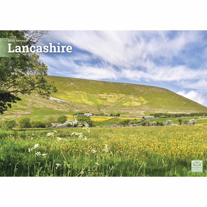 Lancashire A4 Calendar 2025