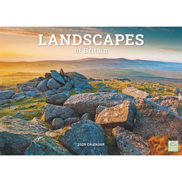 Landscapes Of Britain A4 Calendar 2025