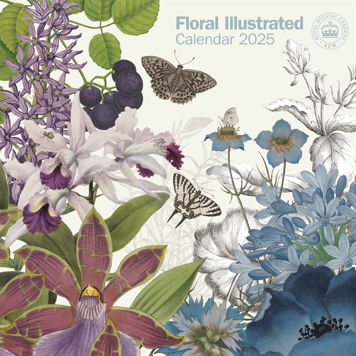 Royal Botanic Gardens, Kew Floral Illustrated Calendar 2025