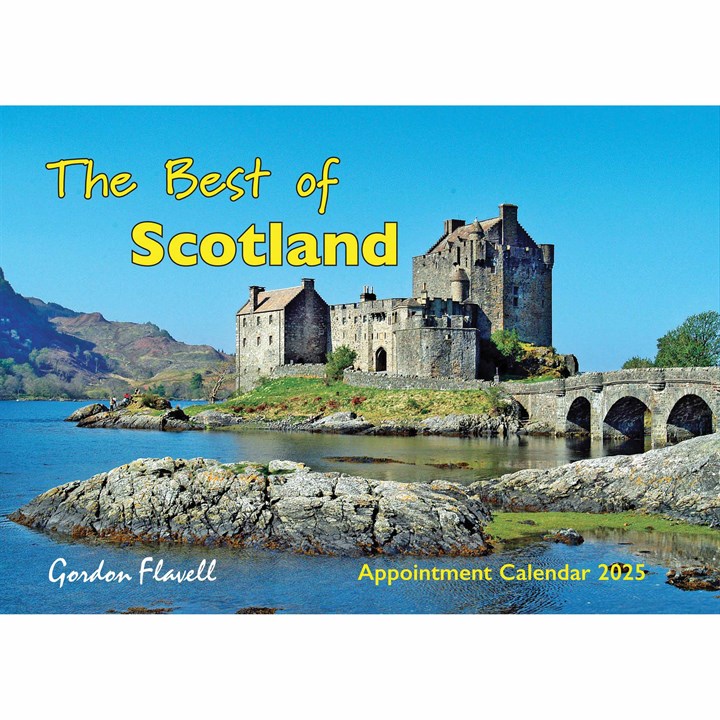 The Best Of Scotland A4 Calendar 2025