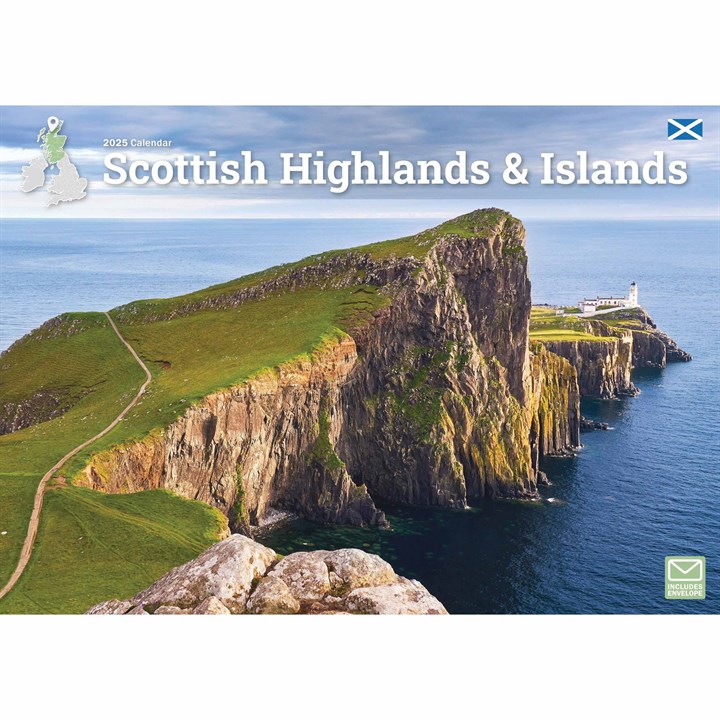 Scottish Highlands & Islands A4 Calendar 2025