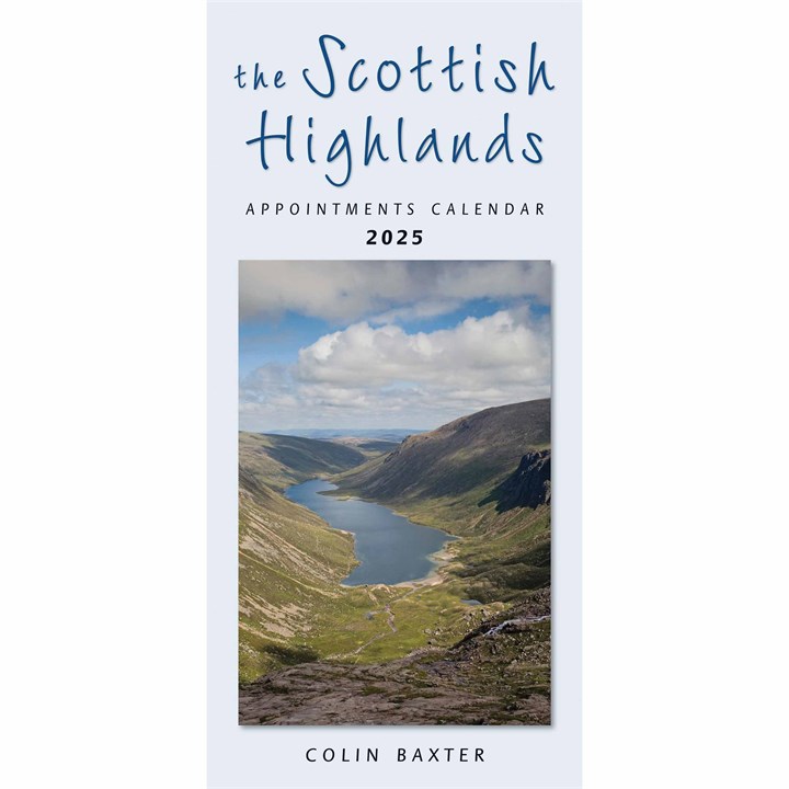 Colin Baxter, Scottish Highlands Slim Calendar 2025