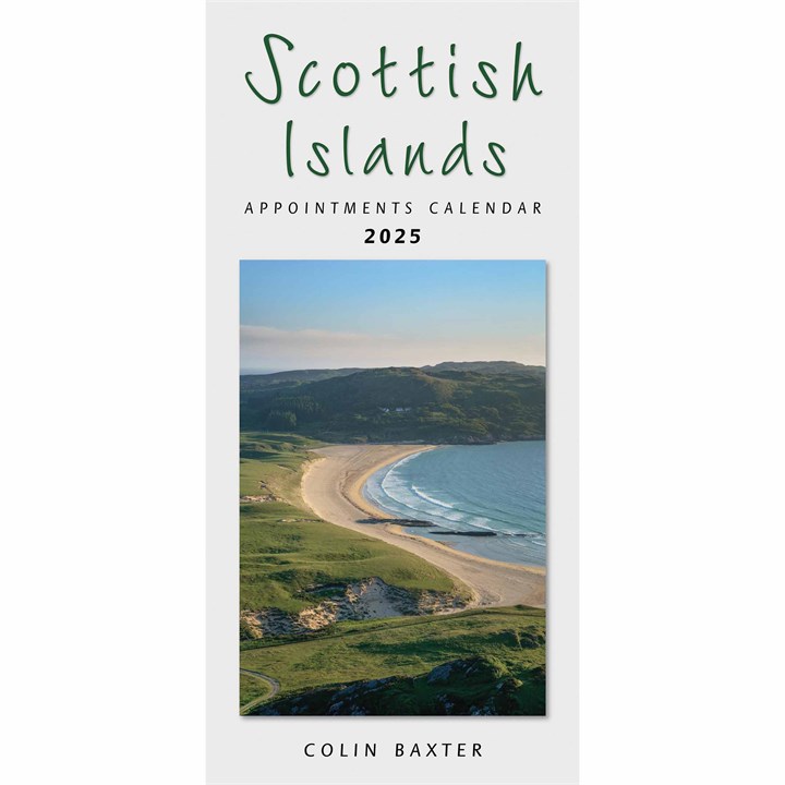 Colin Baxter, Scottish Islands Slim Calendar 2025
