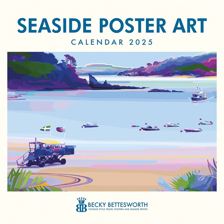 Becky Bettesworth, Seaside Poster Art Calendar 2025
