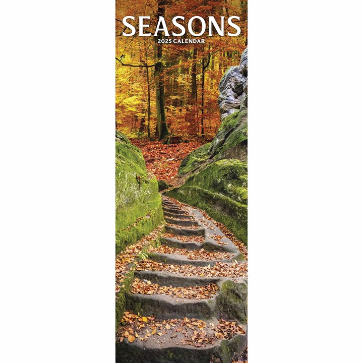 Seasons Slim Calendar 2025
