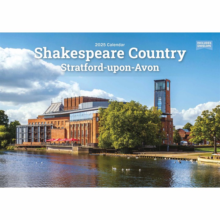 Shakespeare Country, Stratford-Upon-Avon A5 Calendar 2025