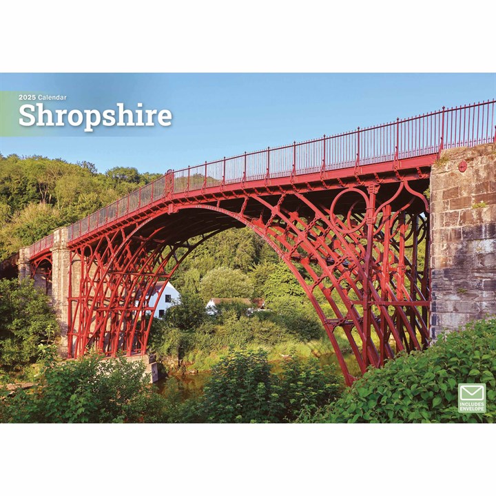 Shropshire A4 Calendar 2025