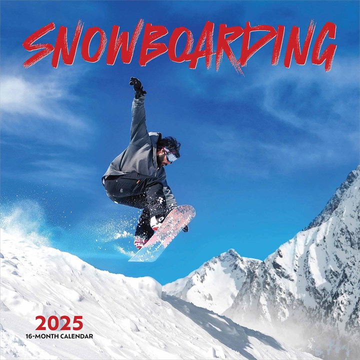 Snowboarding Calendar 2025