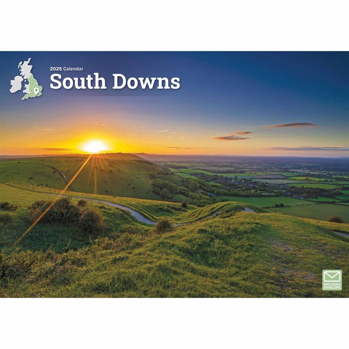 South Downs A4 Calendar 2025