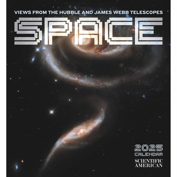 Space, Views From The Hubble Telescope Mini Calendar 2025