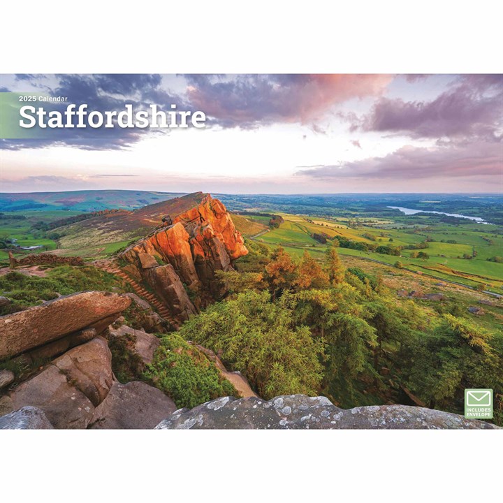 Staffordshire A4 Calendar 2025