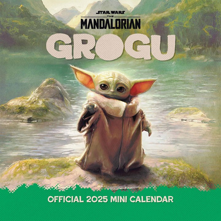 Disney Star Wars, The Mandalorian, Grogu Mini Calendar 2025