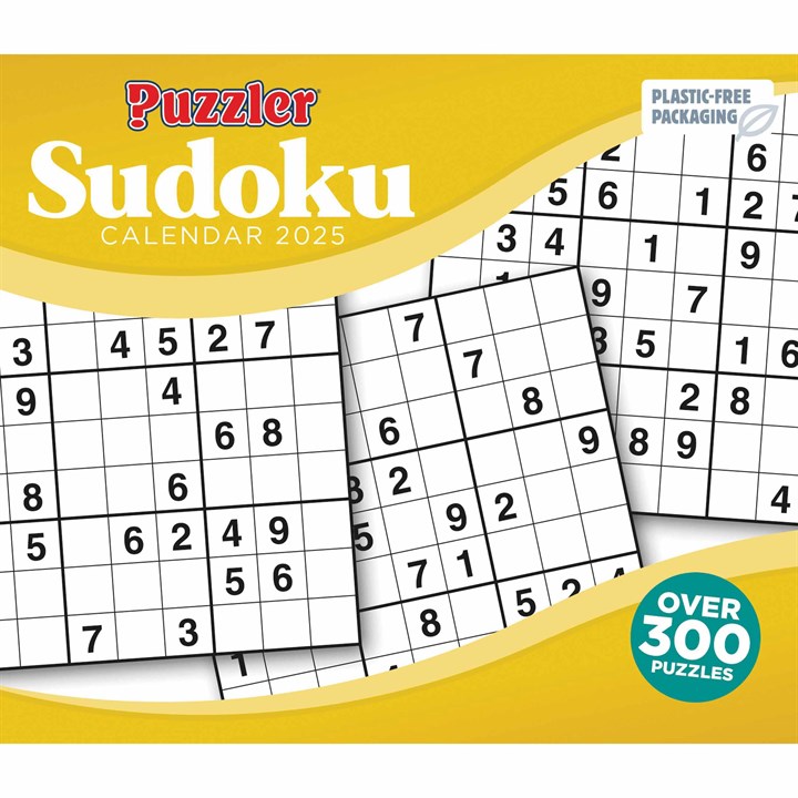 Sudoku, Puzzler Desk Calendar 2025