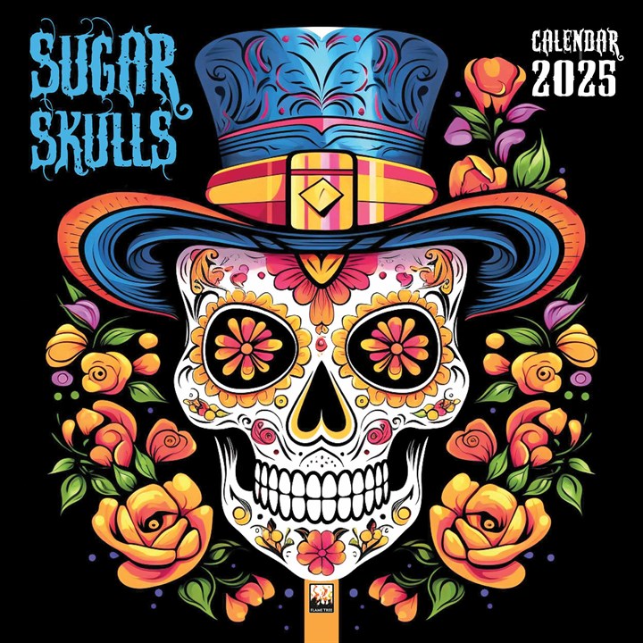 Sugar Skulls Calendar 2025