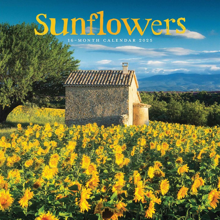 Sunflowers Calendar 2025