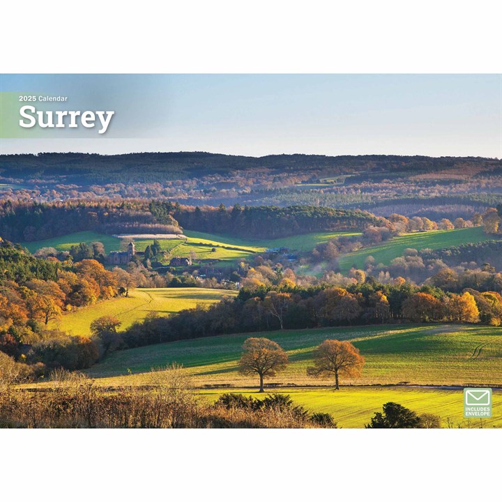 Surrey A4 Calendar 2025