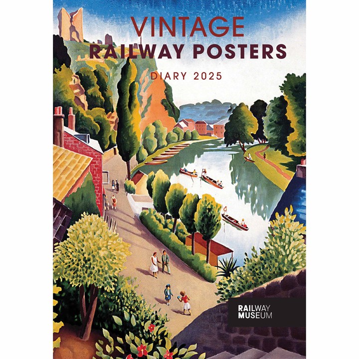National Railway Museum, Vintage Railway Posters A5 Diary 2025